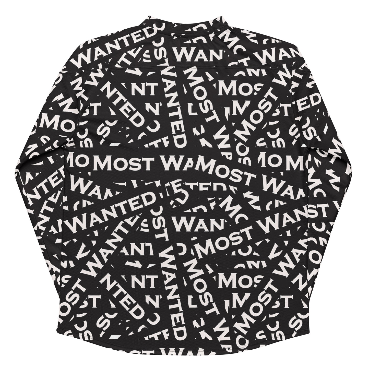 Most Wanted "Full Send" Long Sleeve hockey jersey(Black)