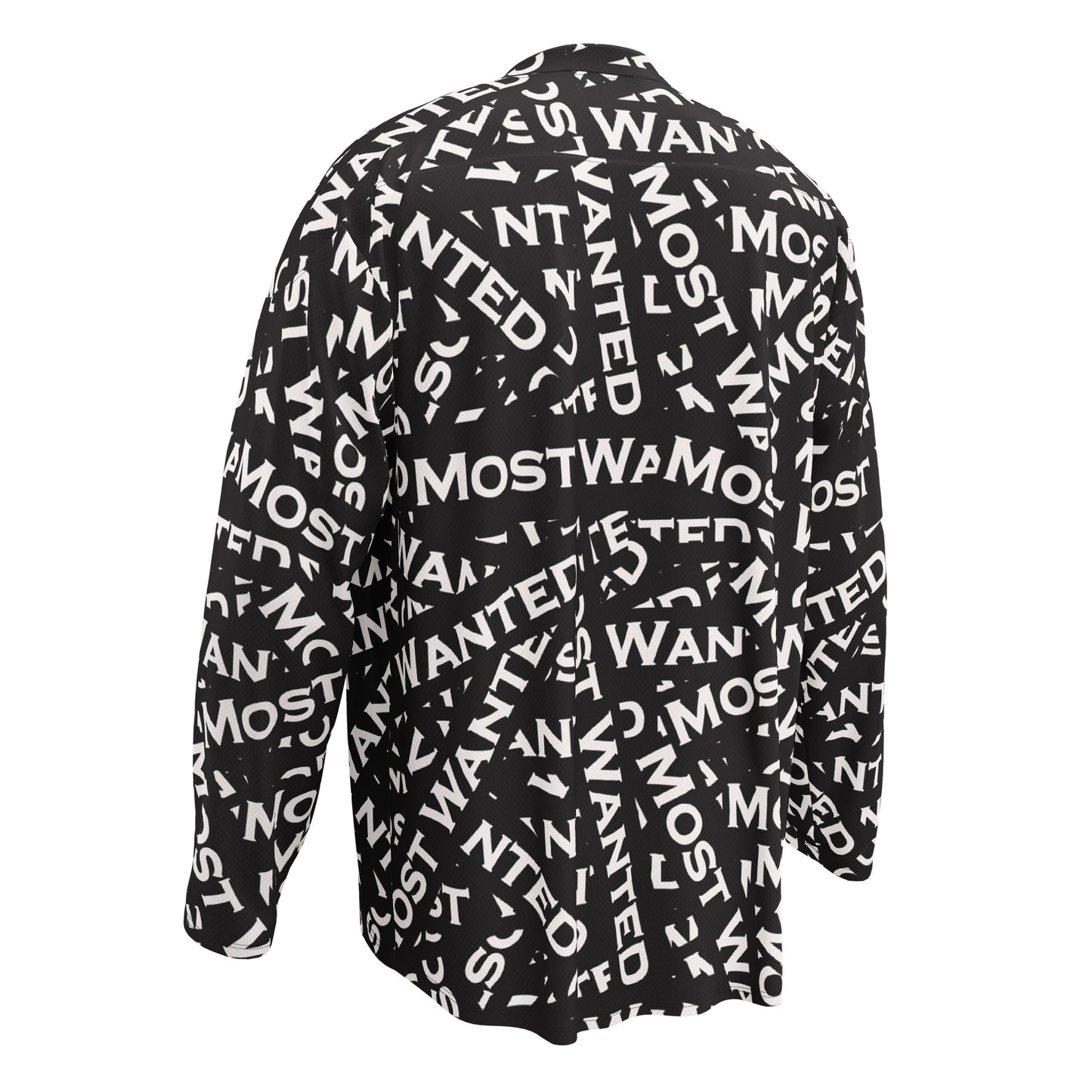 Most Wanted "Full Send" Long Sleeve hockey jersey(Black)