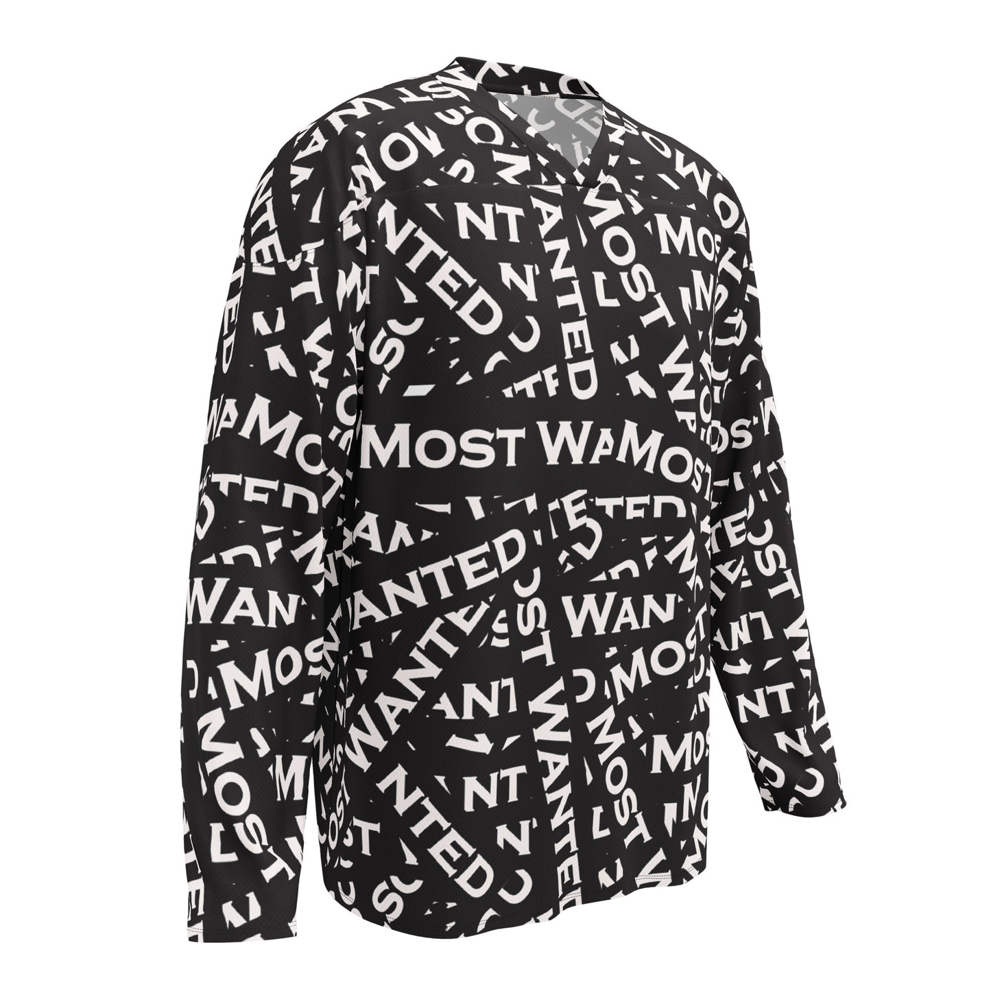 Most Wanted "Full Send" Long Sleeve hockey jersey(Black)