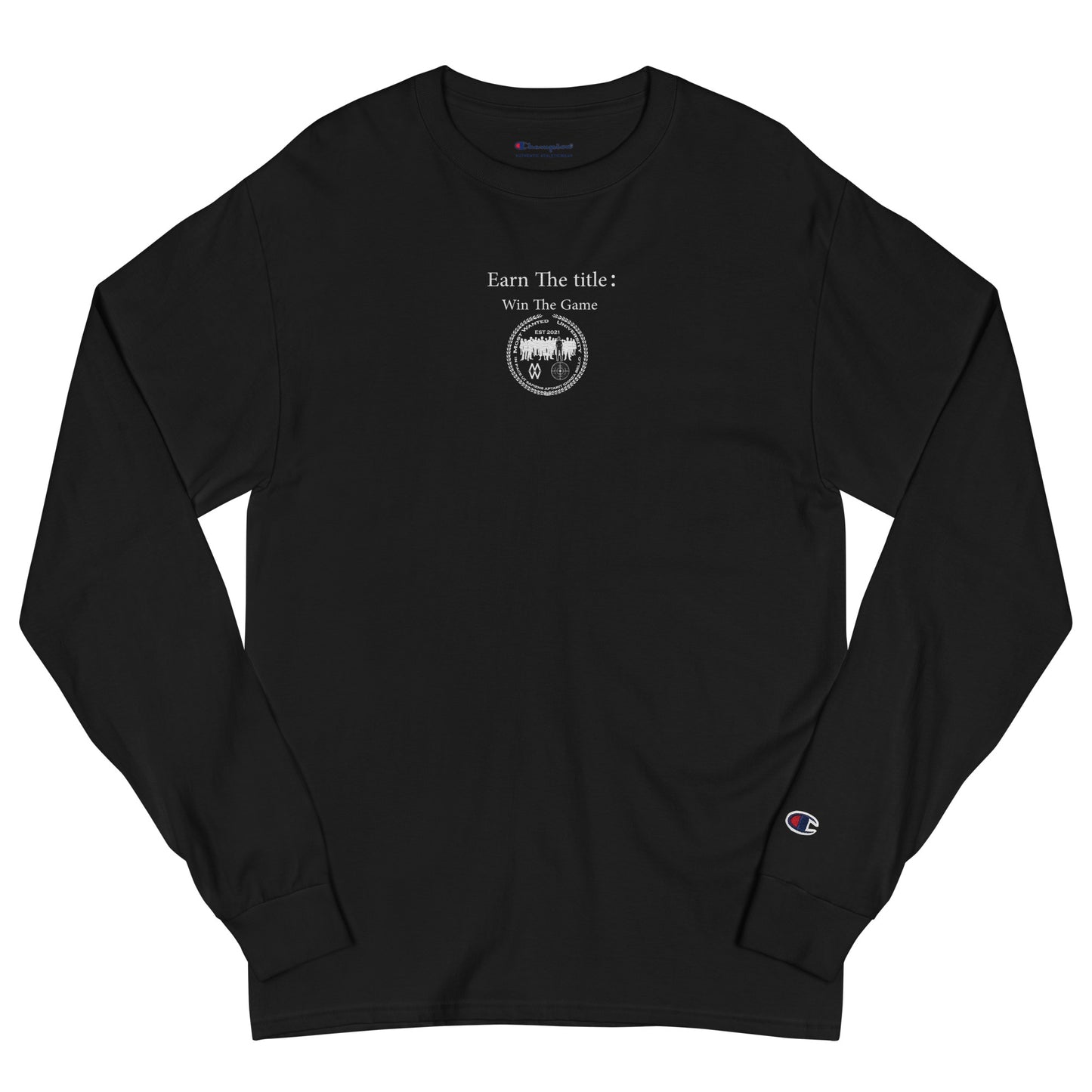 (Phrases) Earn The Title: Win The Game- Most Wanted University (Embroidery)
