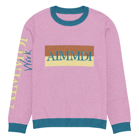 AIMMDI- Knitted crew neck sweater