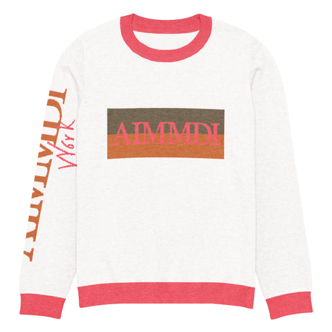 AIMMDI- Knitted crew neck sweater