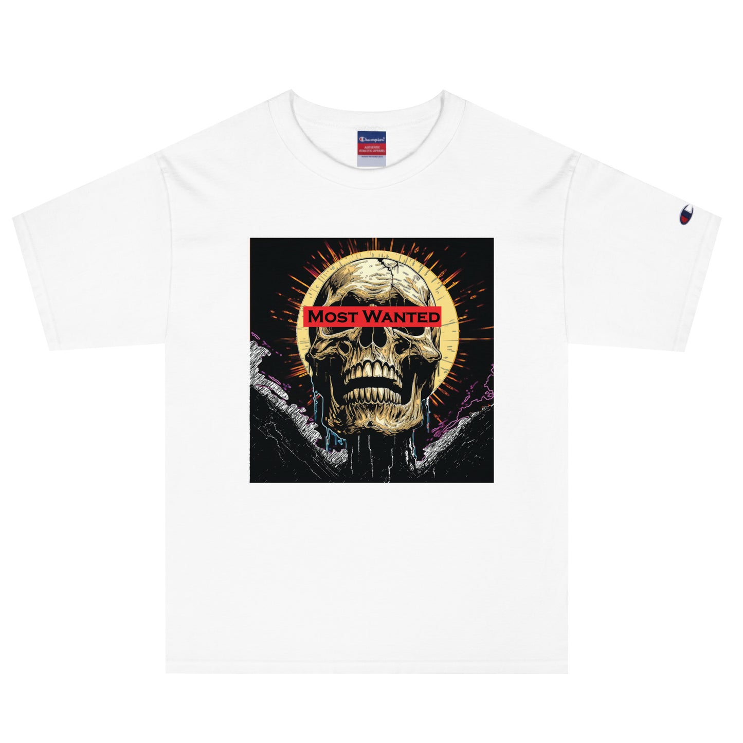 Skull #1( Most Wanted)  Champion T-Shirt