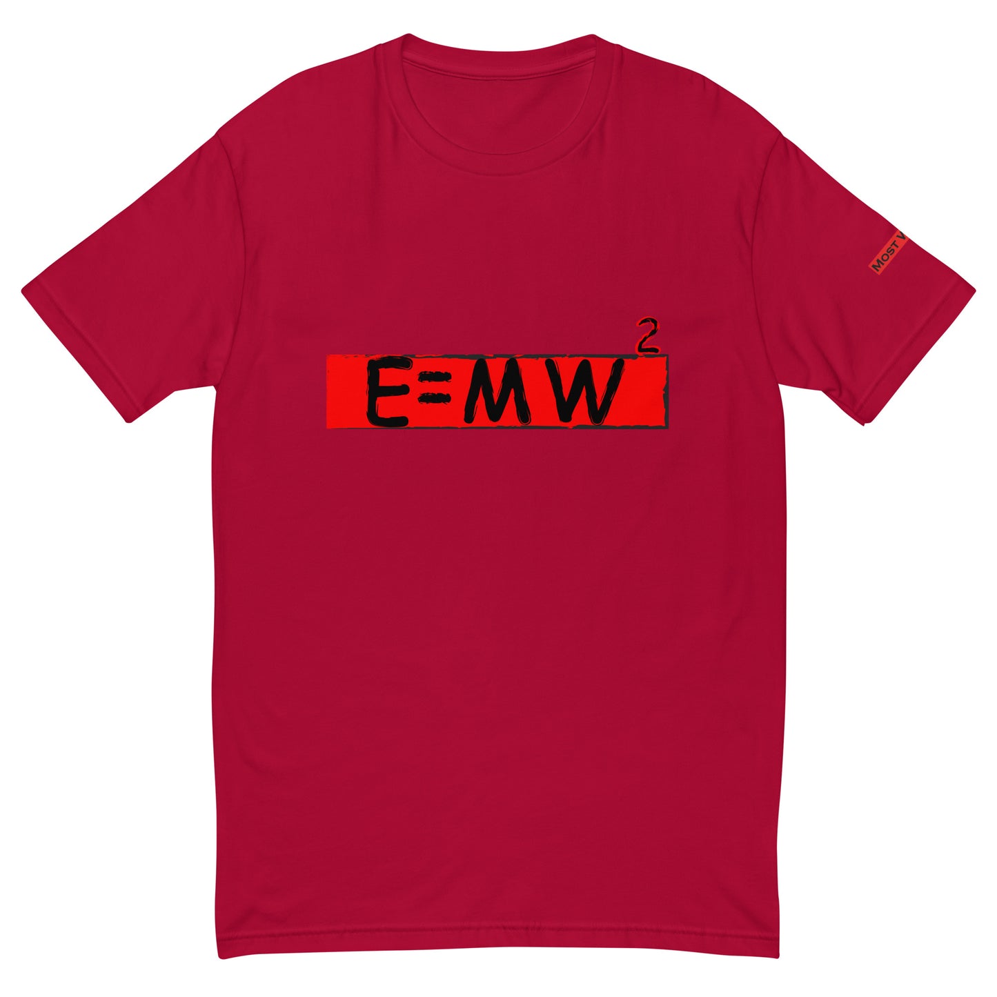 E=mw^2  Black on Red(Most Wanted)💥